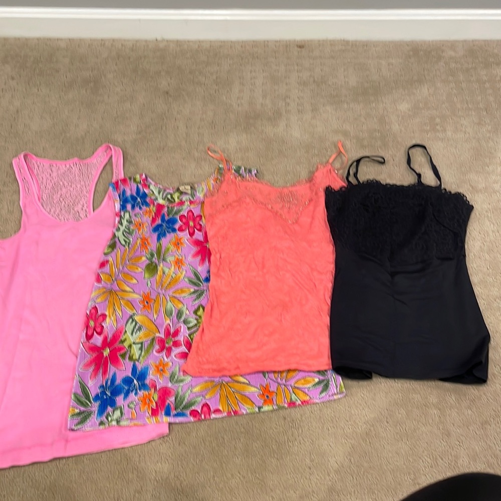 Variety of women’s tank tops- bundle of 4, all sizes small
